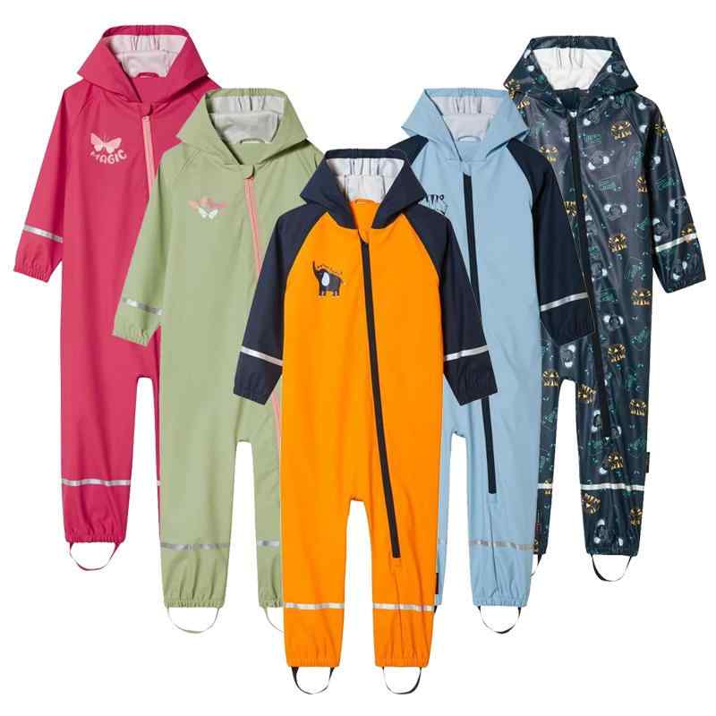レインコート キッズ 子供用 男の子 女の子 幼稚園 小学生 全身 防水 カッパ 連体 雨具 2歳 3歳 4歳 5歳 6歳 7歳 8歳 通園 通学 遠足