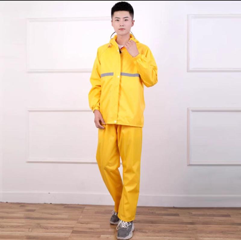 レインウェア レディース メンズ 上下セット バイク用 防水 大人用 自転車用 ポンチョ 男性用 女性用 通勤 通学 オックスフォード生地 無地 ブラック ネイビー イエロー レッド