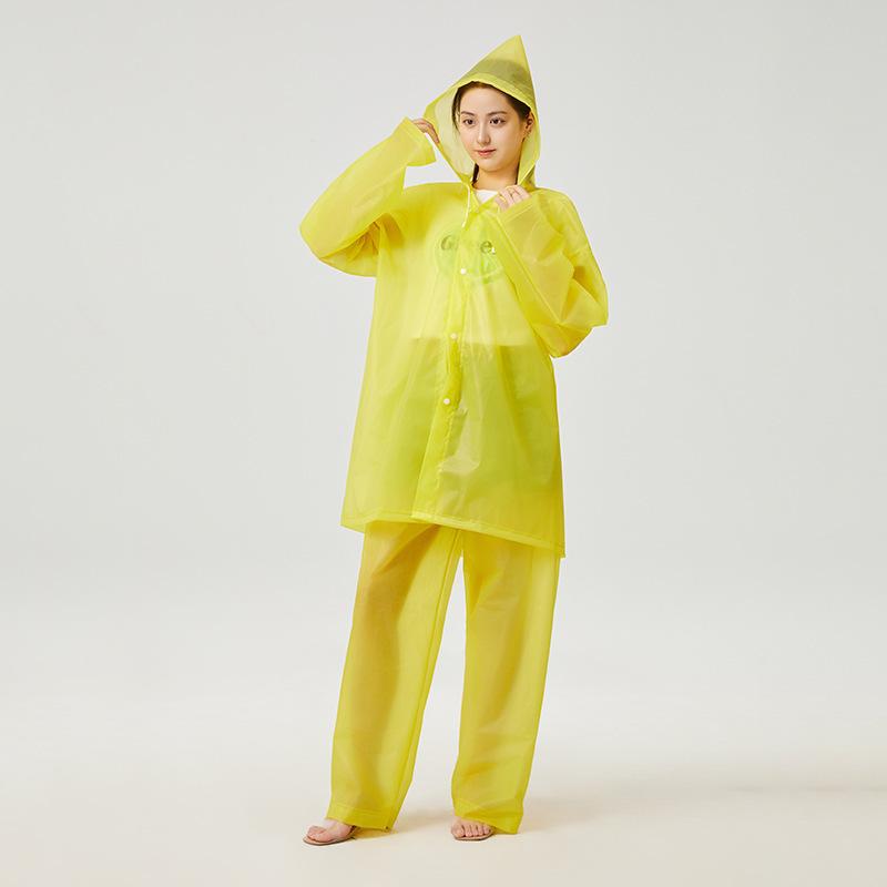 レインコート 男性用 女性用 EVA素材 全身 防水 厚手 透明 防災 登山 アウトドア 灰色 黒色 ピンク色 黄色 軍緑色 紺色 水色 白色