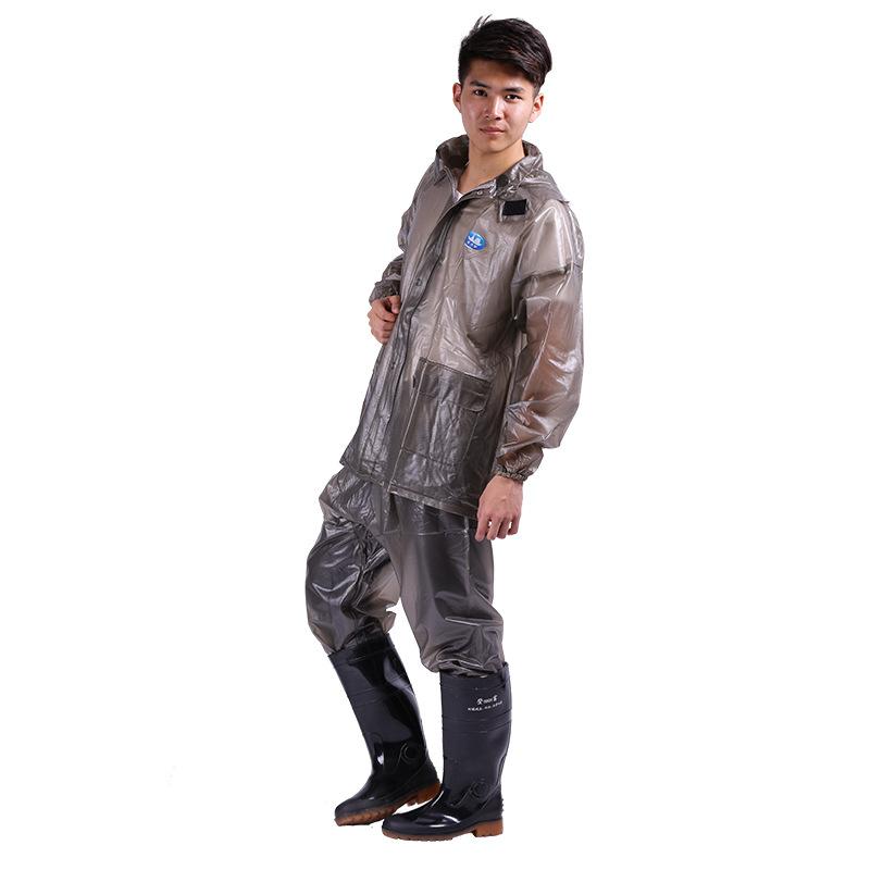 レインコート 男性用 防水 上下セット 厚手 バイク用 電気自動車 スクーター 雨具 雨着
