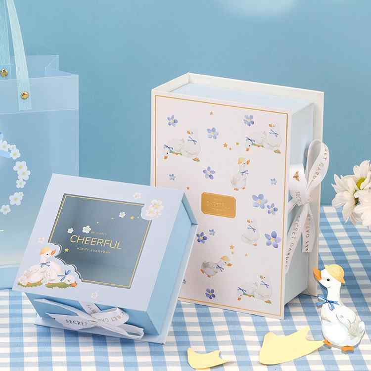 ギフトボックス レディース メンズ バースデー プレゼント 空箱 ラッピングボックス かわいい ウサギ ..