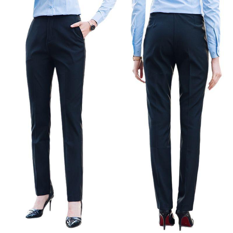 パンツ レディース フォーマル 直筒パンツ 男性用 フォーマル 薄手 スラックス 仕事着 通勤 無地 ブラ..