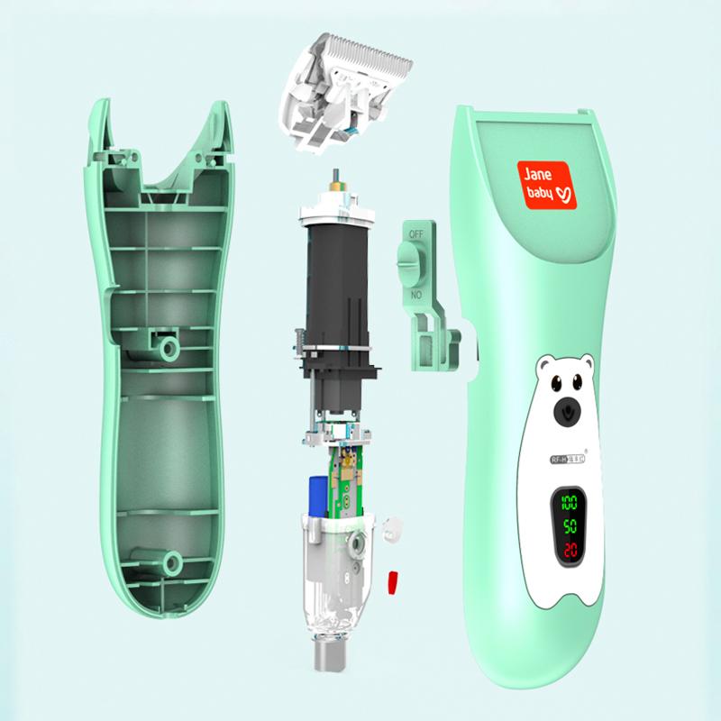 ベビー用 バリカン 静音 充電式 セラミック刃 IPX7防水 ヘアカッター アタッチメント付き ヘアカット