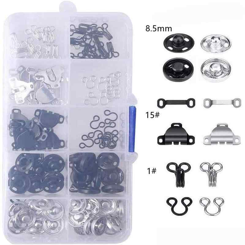 手芸パーツ 裁縫材料 スナップボタン 手縫いパンツフック ジャンパースカート用フック 服飾付属品 縫製..