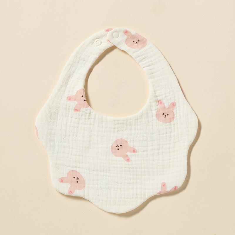 ベビー用品 スタイ よだれかけ 新生児 赤ちゃん 全綿 綿100% 6重ガーゼ 吸水性 かわいい クマ パンダ ..