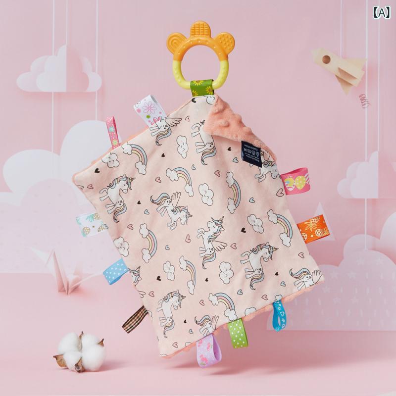 ベビー 赤ちゃん用 タオル ハンカチ ガーゼハンカチ 全綿 コットン ぬいぐるみ おもちゃ 歯固め ドット..