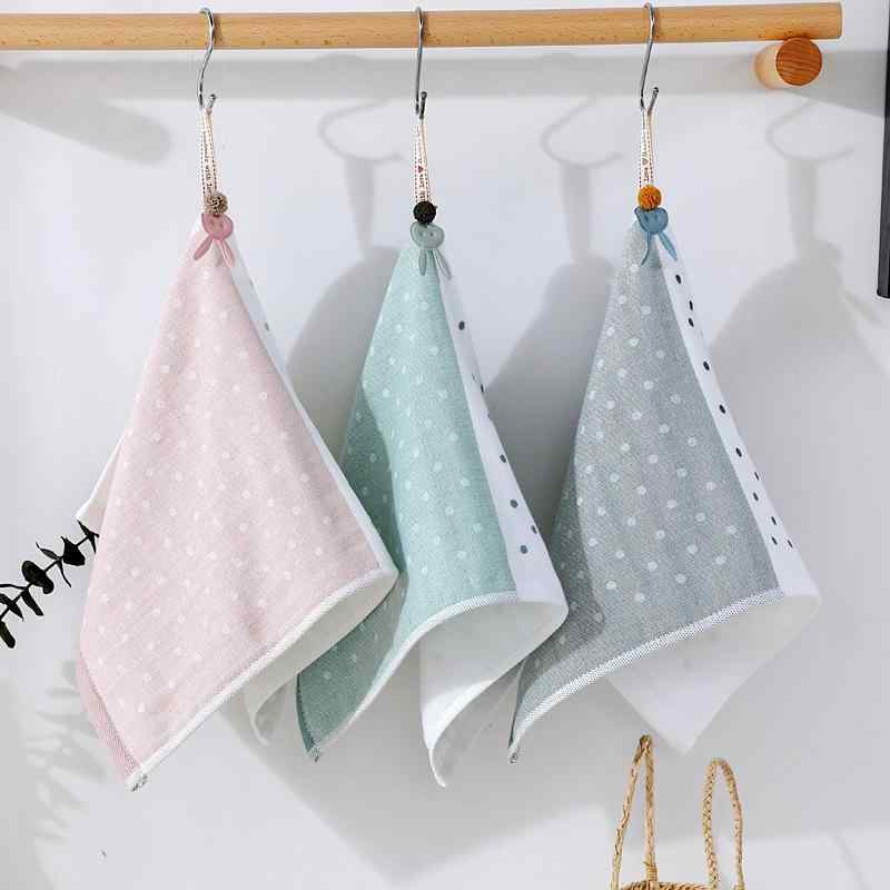 ベビー 赤ちゃん ガーゼハンカチ ミニタオル ハンカチセット コットン100％ 吸水速乾 ドット柄 かわいい