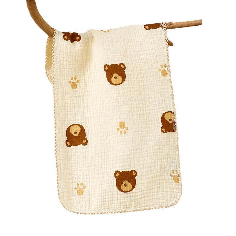 ベビー・キッズ ハンカチ A類純綿 ガーゼタオル よだれかけ ミニタオル 新生児 沐浴タオル 柔らかい 吸..