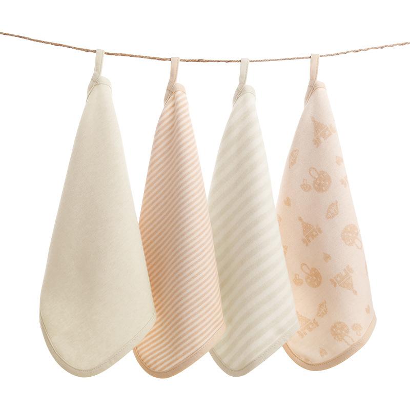 ベビー 赤ちゃん用タオル ハンカチ 新生児 洗顔タオル よだれかけ 綿100% 子供用 やわらかい ミニタオル