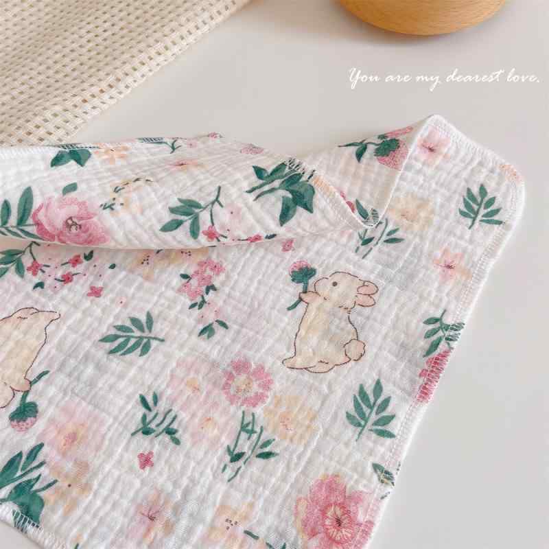 ベビー 赤ちゃん用 よだれかけ ガーゼ ハンカチ タオル 新生児 子供用 柔らかい 綿100% 吸水 速乾 かわ..