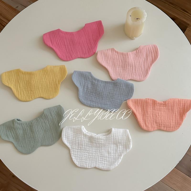 ベビー スタイ よだれかけ A類 純綿 ガーゼ キッズ 花柄 吸水性 0歳 1歳 涎掛け