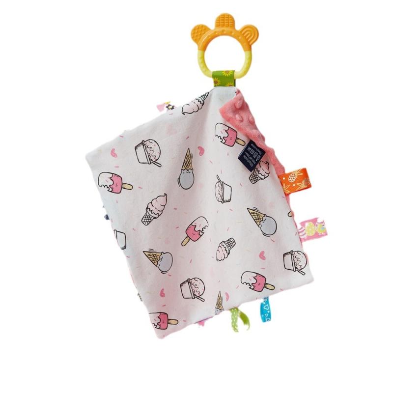 ベビー 赤ちゃん ガーゼハンカチ 全綿 ドゥードゥルタグ おもちゃ 歯固め スタイ よだれかけ アフリカ ..