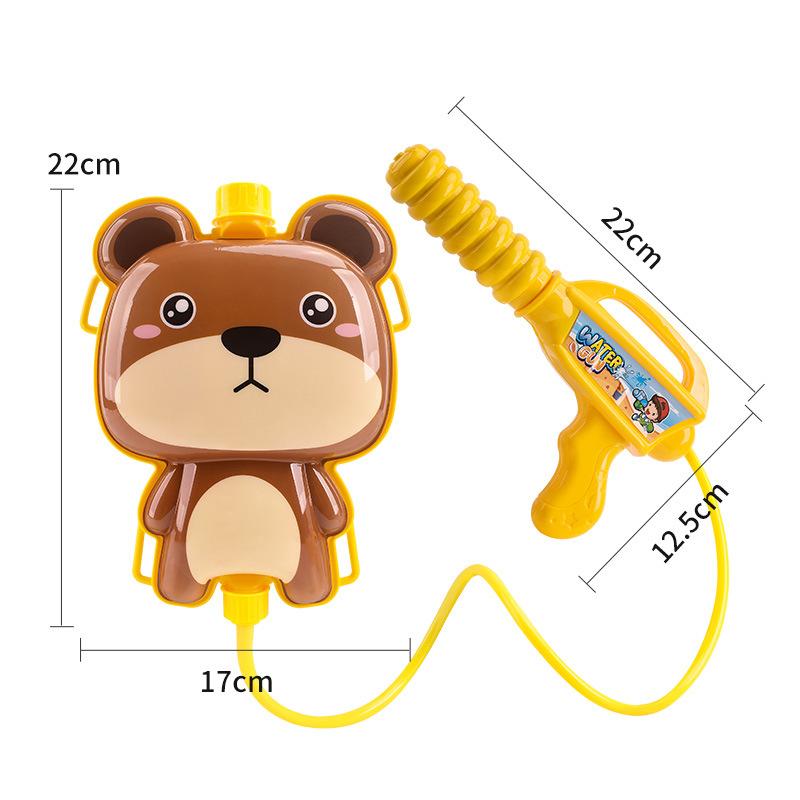 子供用 リュック 水鉄砲 抽拉式 水鉄砲 夏 カートゥーン ビーチ 水遊び おもちゃ 噴水銃 1000ml 少年 7..