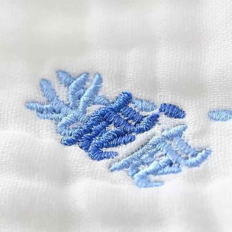 ベビー・キッズ ハンカチ ガーゼタオル セット 純綿100% 吸水性 通気性 よだれかけ 刺繍 アニマル柄