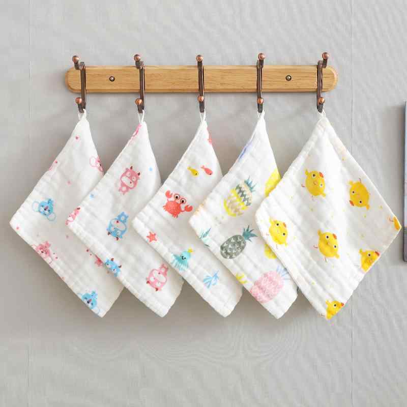 ベビー 口拭きタオル 全面コットン ガーゼ 新生児 幼児 柔らかい 赤ちゃん 洗顔 子供 ハンカチ カート..