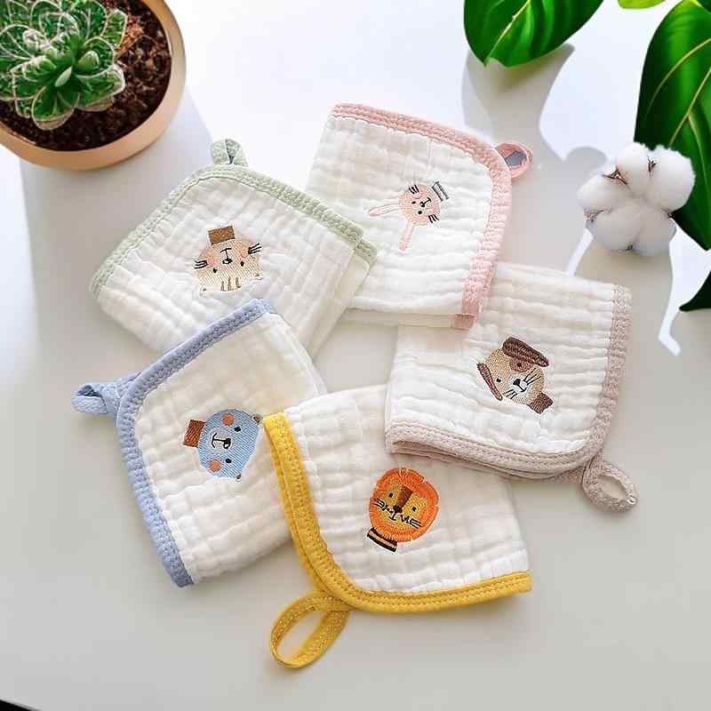 ベビー 赤ちゃん ガーゼハンカチ ミニタオル セット コットン100% 新生児 沐浴 よだれ拭き 柔らかい 吸..