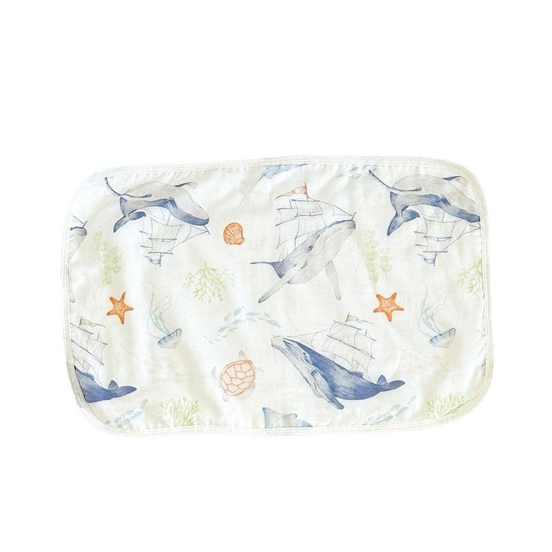 ベビー 子供 枕カバー 枕パッド 竹綿 8重ガーゼ 30×50cm Aクラス 接触冷感 吸湿速乾 枕タオル