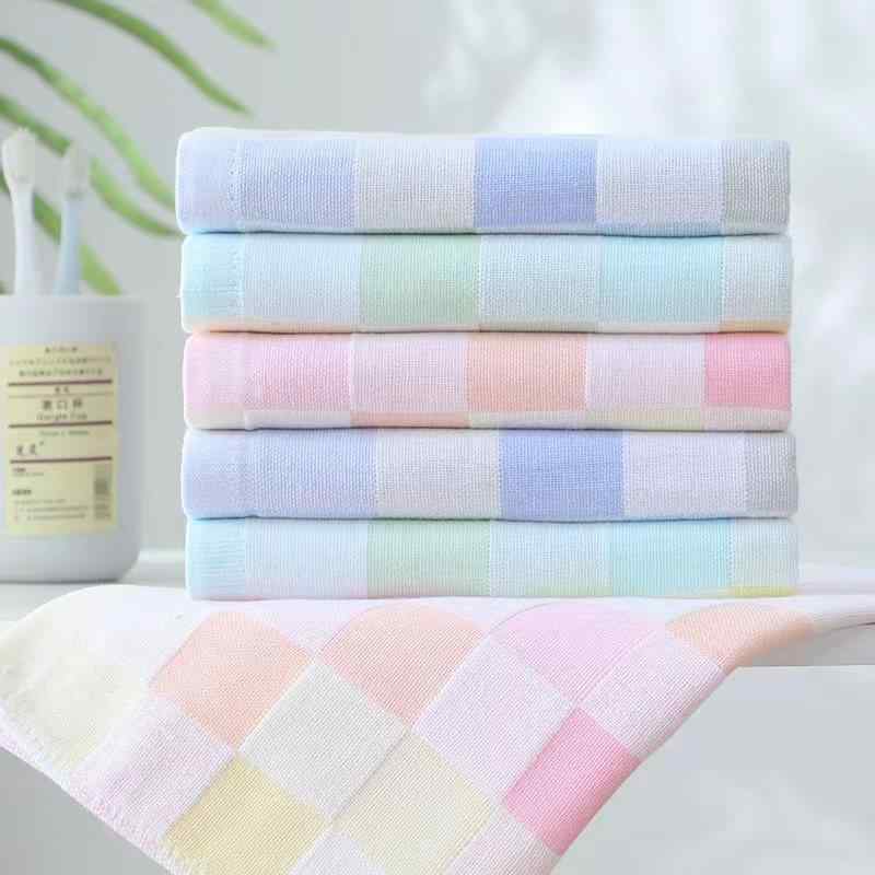 タオル レディース メンズ 大人用 ガーゼ 綿 薄手 柔らかい 吸水 速乾 フェイスタオル バス タオル キッズ 子供用