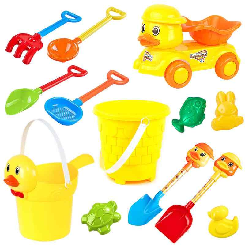 砂場おもちゃ 子供用 屋外 砂遊び 水遊び セット プラスチック製 バケツ スコップ 砂場 車