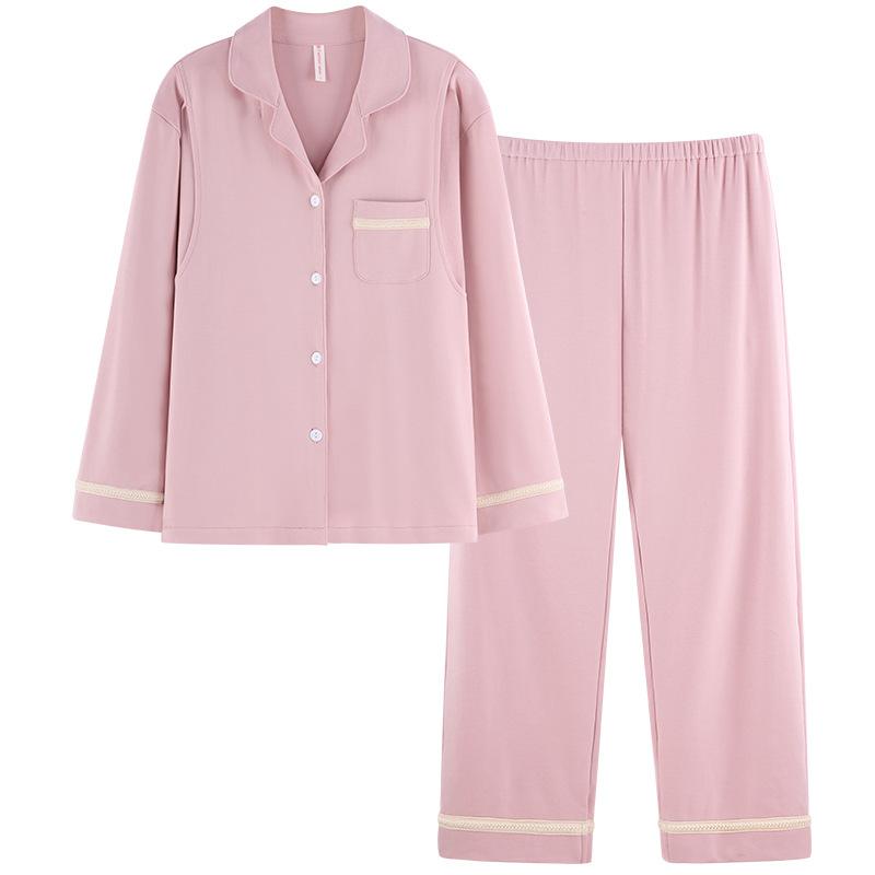 マタニティウェア レディース 長袖 パジャマ 授乳服 綿 部屋着 ルームウェア 大きいサイズ セットアッ..