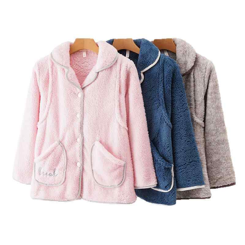 パジャマ レディース フランネル あったか 厚手 部屋着 ルームウェア 寝巻き 前開き 長袖 襟付き 授乳 ..