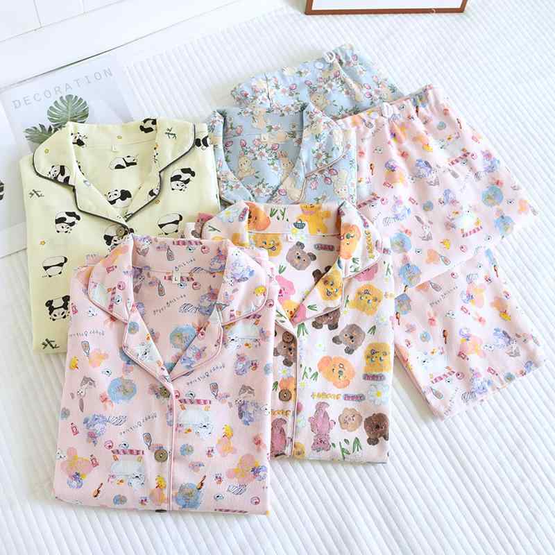 マタニティウェア レディース パジャマ 上下セット 大きいサイズ 春秋 授乳服 綿100% 長袖 長ズボン 産..