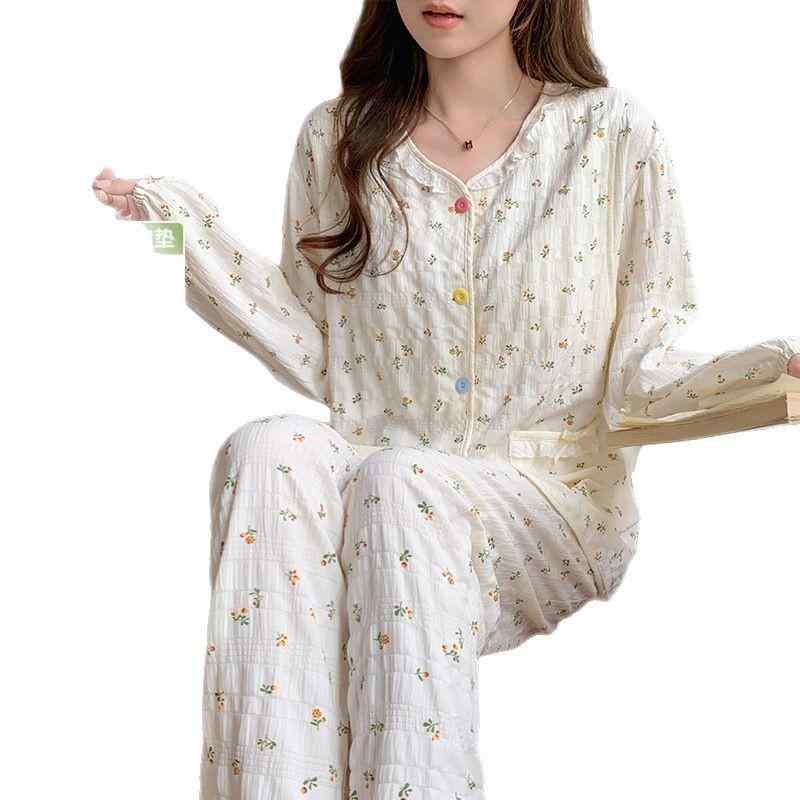 パジャマ レディース マタニティ 授乳服 春秋 部屋着 ルームウェア 妊婦 産後 クラウドコットン ポリエ..