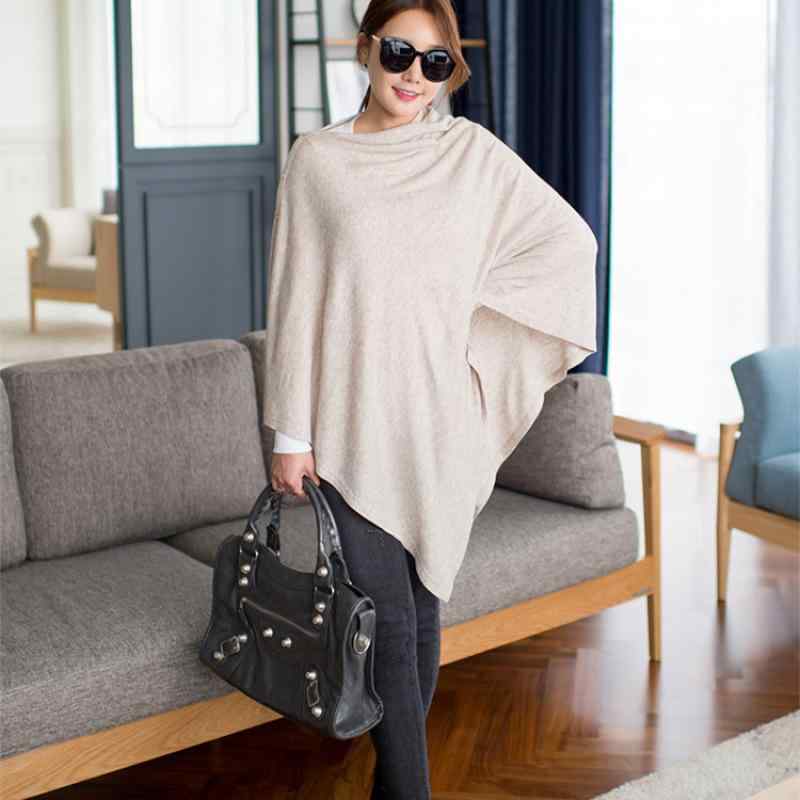 授乳ケープ レディース 多機能 授乳服 綿100％ 無袖 ミルク ベージュ グレー 産後 ショール シンプル ..