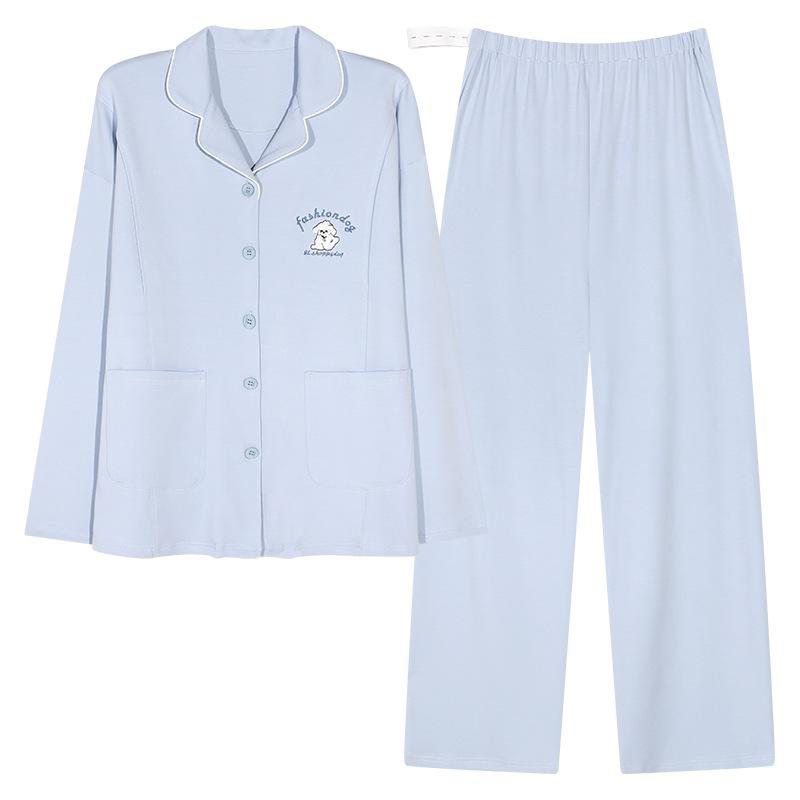 パジャマ レディース マタニティ 長袖 綿100% 前開き 春秋 授乳対応 全棉 産後 妊婦 部屋着 ルームウェ..