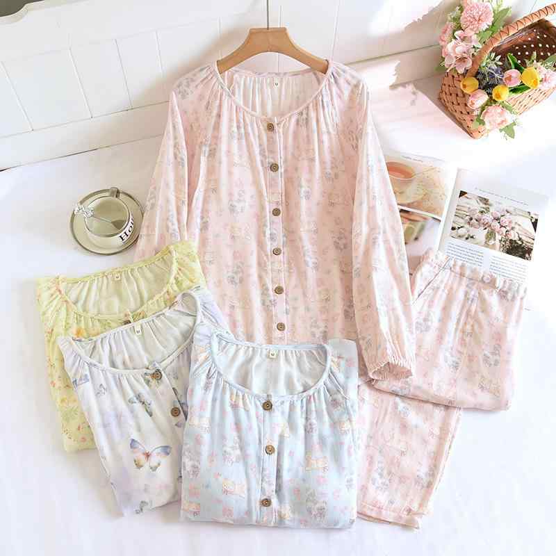 マタニティウェア レディース 授乳服 春夏秋冬 竹繊維 産後 パジャマ 上下セット 長袖 長ズボン 薄手 ..