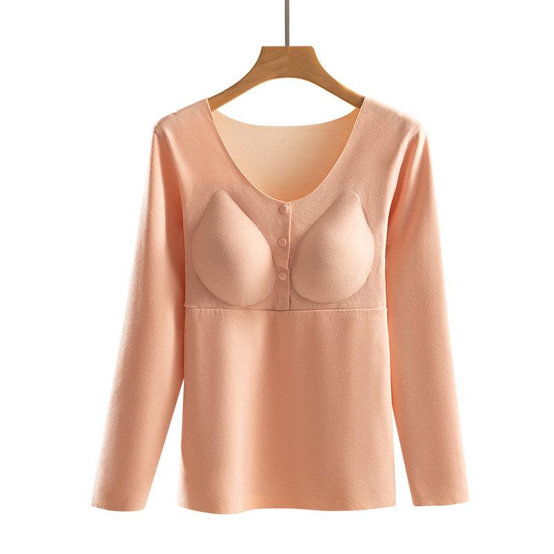 トップス レディース 秋冬 授乳服 マタニティ ウェア 長袖 カットソー 裏起毛 あったか 暖かい 伸縮性 ..