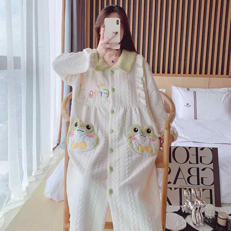 マタニティ ワンピース 秋冬 授乳服 ロング コットン 妊婦服 ズボン L XL 2XL 3XL 4XL シンプル 部屋着..