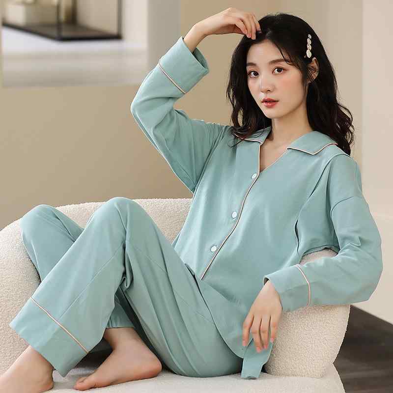 マタニティウェア レディース 産前産後 授乳パジャマ 綿 カーディガン 長袖 長ズボン 春秋 ルームウェ..