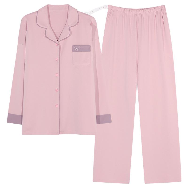 マタニティウェア 授乳服 レディース 産後 パジャマ 綿100% ルームウェア 春秋 長袖 長ズボン 上下セッ..