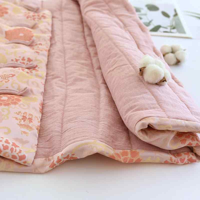 ベスト レディース 春秋 中綿 Vネック あったか 保温 チョッキ ジレ 手作り コットン ゆったり 民族風 ..