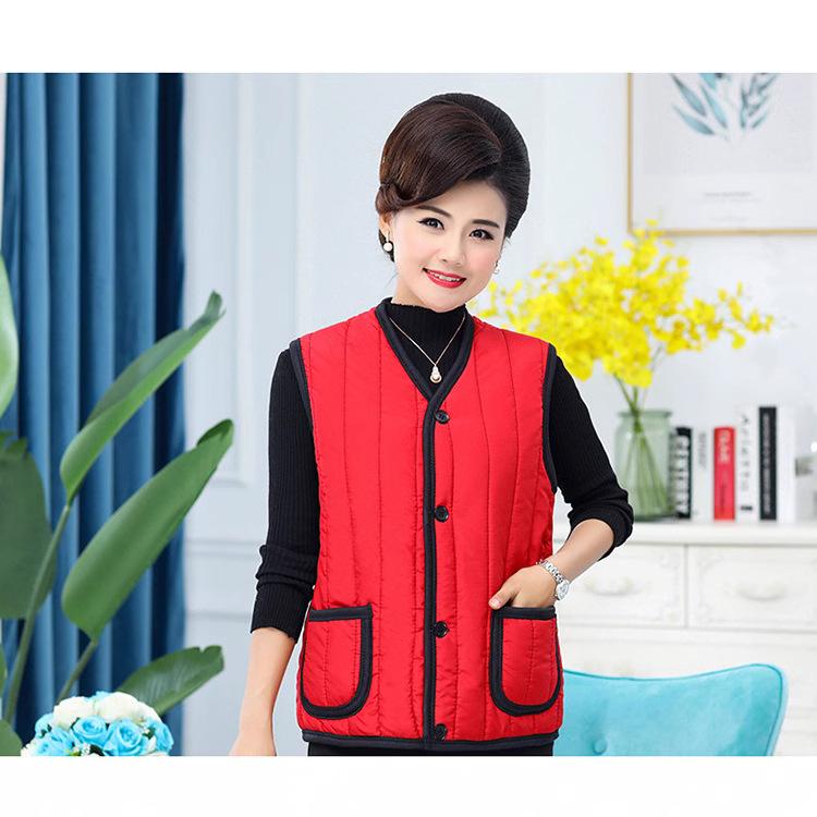 ベスト レディース 中高年 女性用 あったか ポリエステル Vネック ゆったり 大きいサイズ 部屋着 普段..