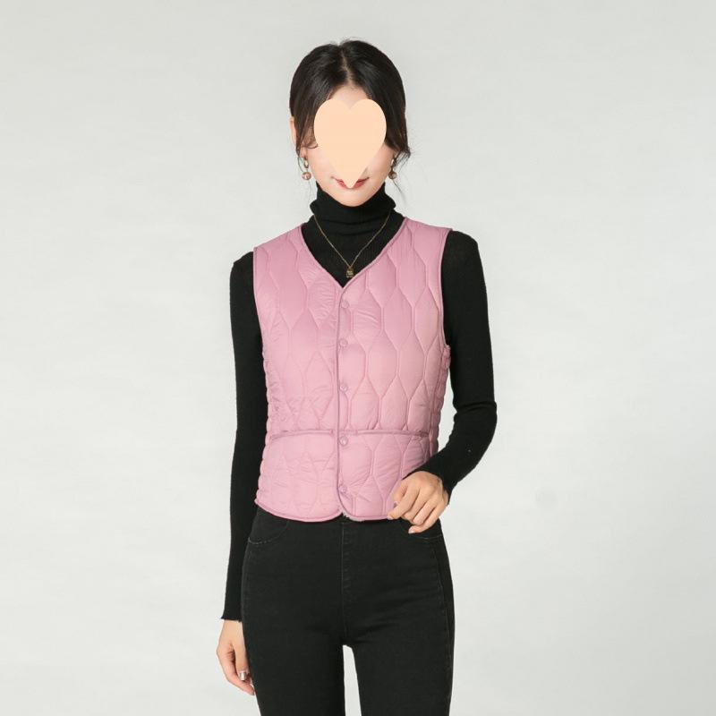 ベスト レディース 秋冬 羽毛 ダウン 中綿 あったか 防寒 保温 ノースリーブ ミセス シニア 婦人服 ゆ..