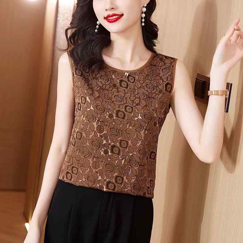 キャミソール レディース 大きいサイズ 香云纱 サテン ノースリーブ インナー チュニック ゆったり 接..