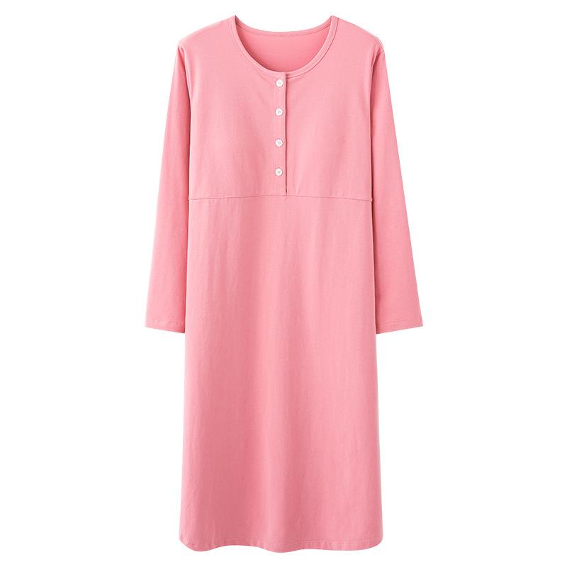 マタニティ 授乳 パジャマ ワンピース 春夏 薄手 産後 産褥 入院 準備 全綿 コットン 半袖 かわいい 妊..