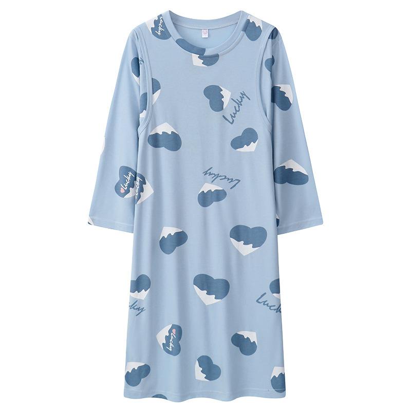 ワンピース レディース 授乳服 半袖 マタニティ コットン 産褥 産後 ルームウェア 部屋着 薄手 夏 涼し..