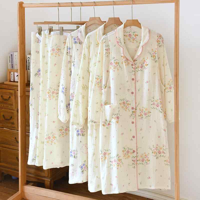 マタニティウェア レディース 授乳服 春夏 秋冬 産後 パジャマ ルームウェア 上下セット 綿100％ 長袖 ..