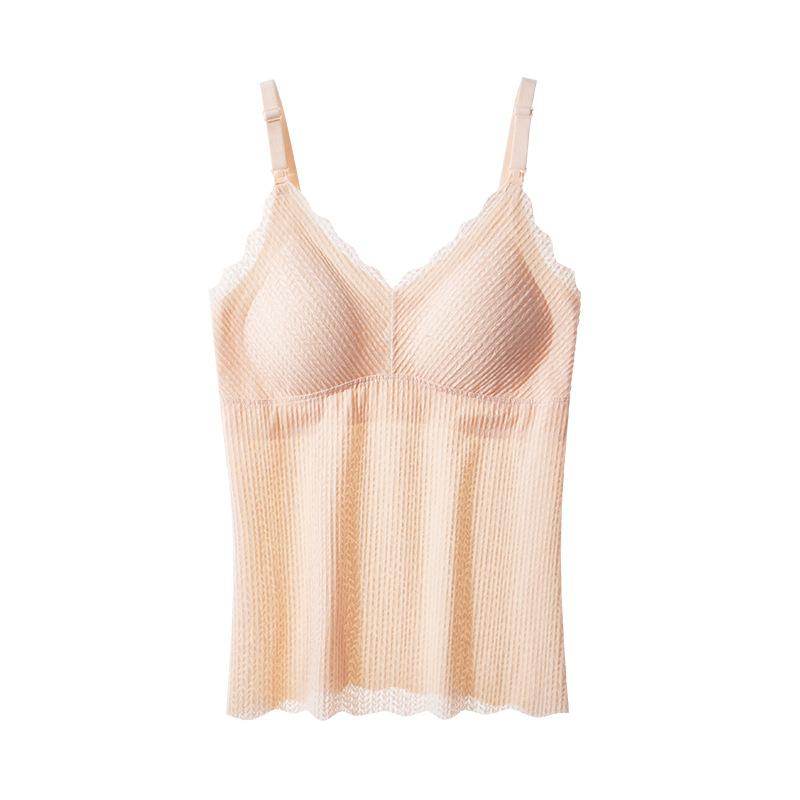 キャミソール レディース 授乳兼用 マタニティ トップス 薄手 ノンワイヤー ブラ 産後 授乳服 インナー..