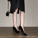パンプス レディース 春秋 エナメル ポインテッドトゥ ピンヒール ハイヒール 黒 赤 無地 パーティー 通勤 キャバ 結婚式 二次会 かわいい