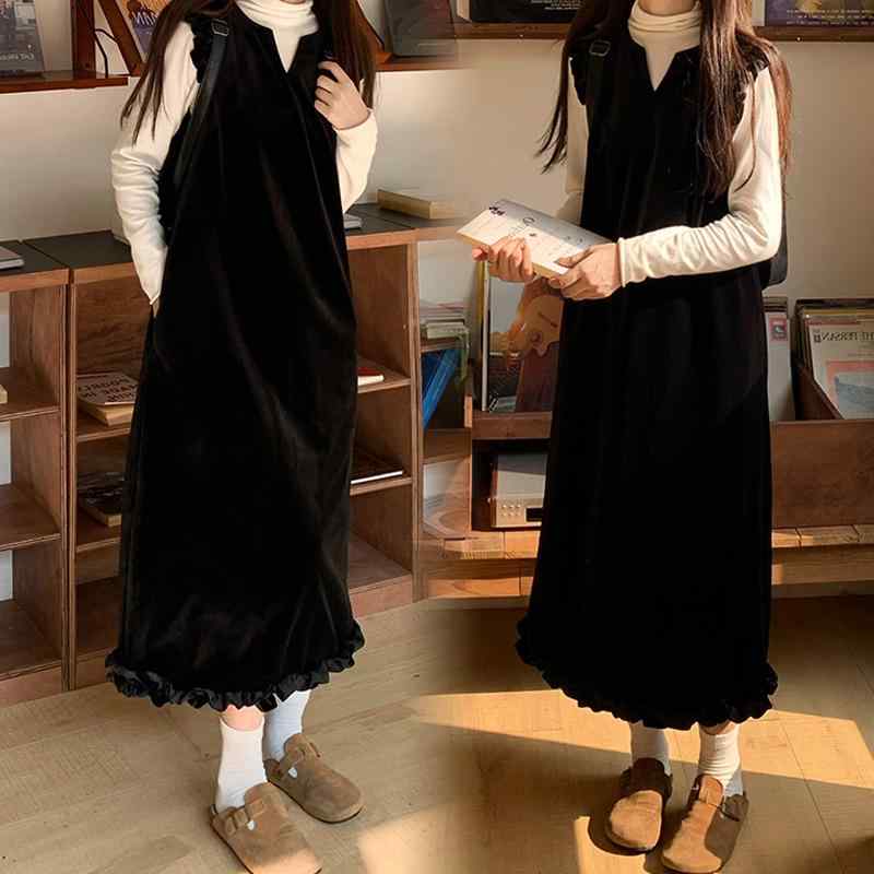 マタニティワンピース 秋冬 長袖トップス チュニック カットソー ブラック 黒 M L XL 2XL 綿70% ゆった..