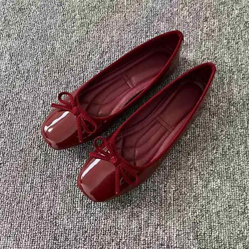 パンプス レディース 靴 マリージェーン フラット ローヒール ラウンドトゥ プレーン 太ヒール チャン..