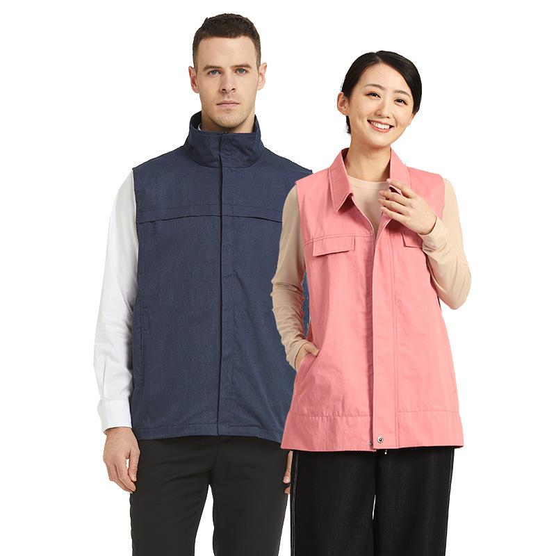 マタニティウェア レディース 事務服 ベスト 電磁波対策 妊婦 放射線遮断 仕事着 高機能 チョッキ 事務..