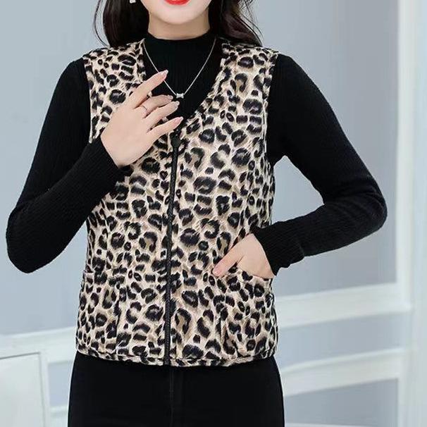 ベスト レディース 中高年 向け あったか 素材 ゆったり デザイン 背心 チョッキ お母さん 婦人服 普段..