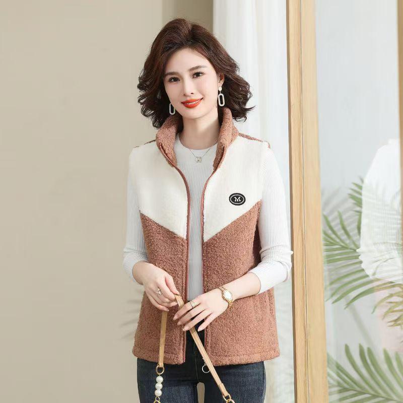 ベスト レディース ママ 服 フリース チョッキ あったか ノースリーブ アウター シニア 女性 婦人服 冬..