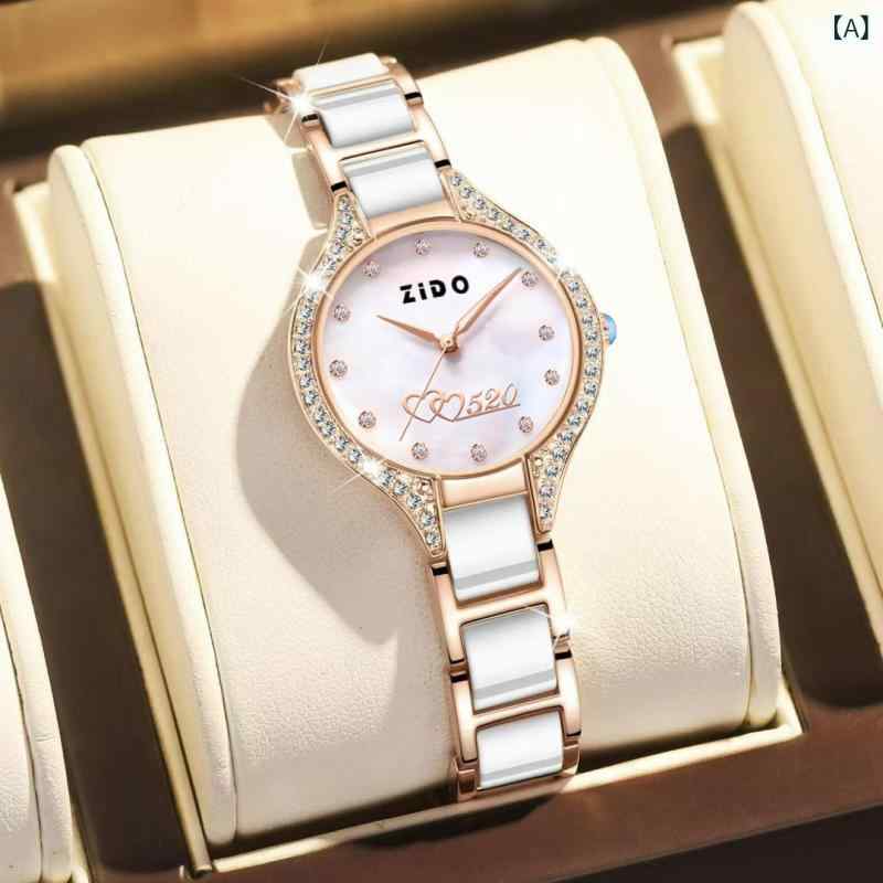 BVLGARI - 腕時計 レディース キラキラ ラメ文字盤 ファッション クォーツ アナログ おしゃれ かわいい ステンレス バンド 薄型 軽量 普段使い デート パーティー イベント