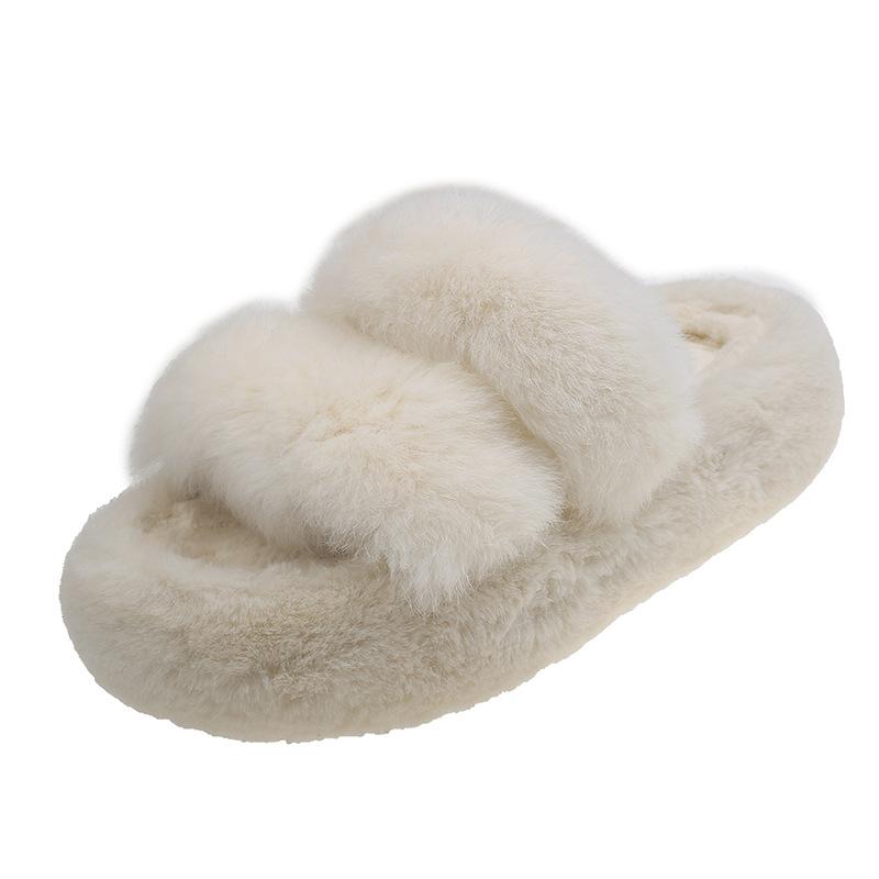 ルームシューズ レディース 厚底 もこもこ スリッパ 秋冬 韓国風 暖かい 防寒 女性 婦人 滑り止め かわ..